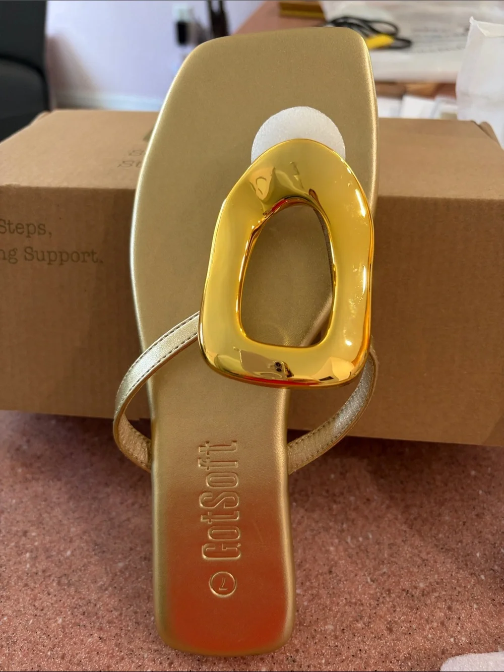 Gold Sandles